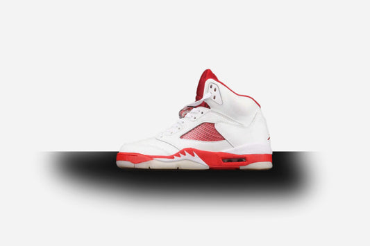Air Jordan Retro 5 GS White/Gym Red