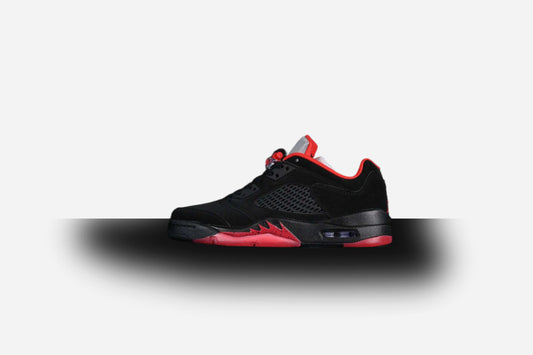 Air Jordan Retro 5 Low Black/Gym Red-Metallic Hematite