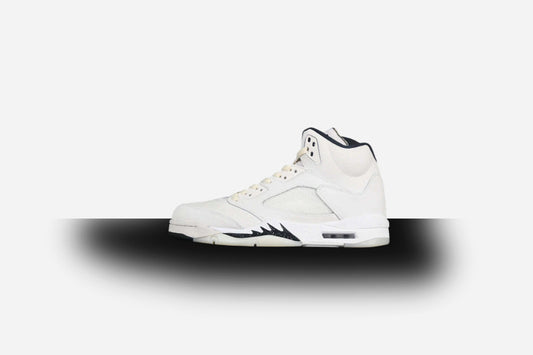 Air Jordan Retro 5 Sail White/Light Coconut/Black
