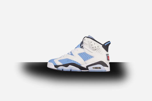 Air Jordan Retro 6 UNC Home University White-College Navy