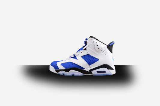 Air Jordan Retro 6 White/Blue-Black
