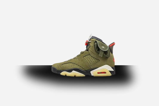 Air Jordan Retro 6 X Travis Scott Medium Olive/Black