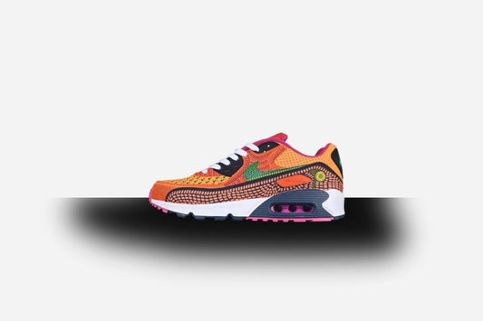 Air Max 90 Essential Deep Ocean/Sail/University Gold-Cactus Flower