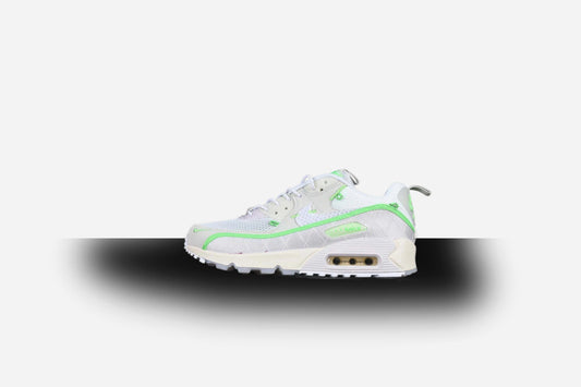 Air Max 90 White/Grey/Silver-Green