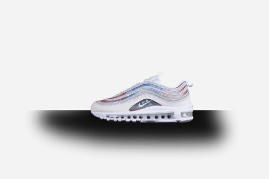 Air Max 97 White/Wolf Grey/Red-Blue