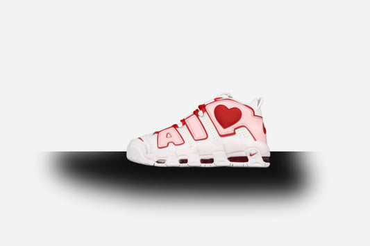 Air More Uptempo 96 QS White/Soft Pink-Varsity Red