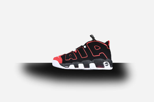 Air More Uptempo 96 Red Toe Black/University Red-White