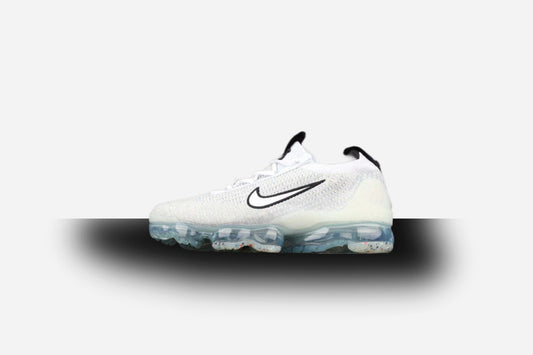 Air Vapormax 2021 Flyknit Monochrome White/Black-Metallic Silver