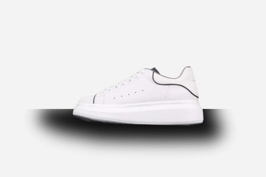 Alexander McQueen Oversized White-Border Black
