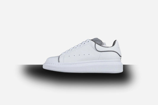 Alexander McQueen Oversized White-Border Grey
