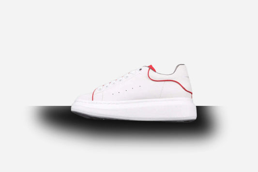 Alexander McQueen Oversized White-Border Red