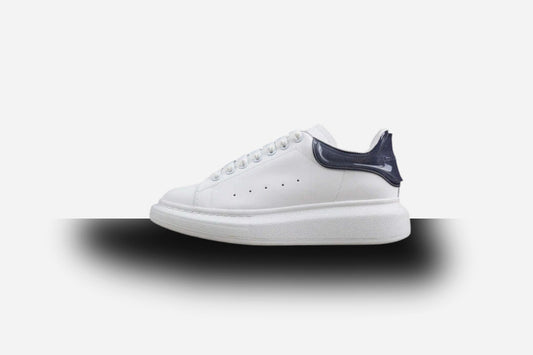 Alexander McQueen Oversized White-Gloss Grey