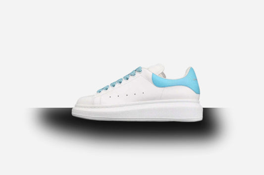 Alexander McQueen Oversized White-Sky Blue