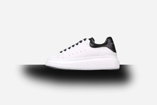 Alexander McQueen Oversized White-Snake Skin Black