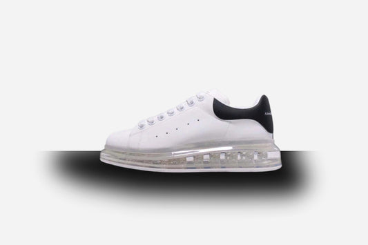 Alexander McQueen Sole Clear White-Black