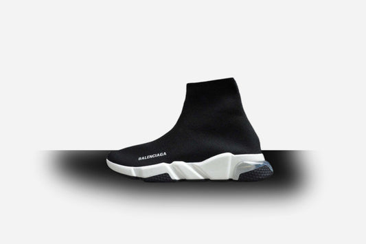 Balenciaga Speed Black/White-Clear