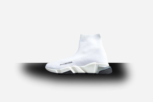 Balenciaga Speed White/Black-Clear