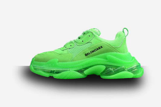Balenciaga Triple S Neon Green Clear Sole