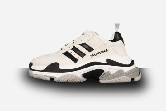 Balenciaga Triple S X Adidas White Black