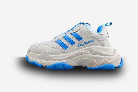 Balenciaga Triple S X Adidas White Blue