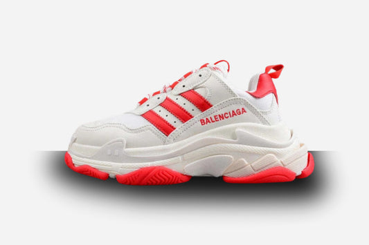 Balenciaga Triple S X Adidas White Red