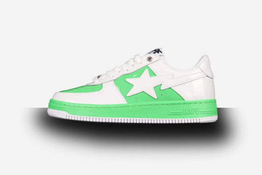BAPE Bapesta  'White Green'