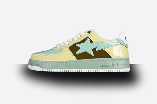 BAPE Bapesta #2 'White Brown-Beige'