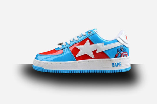 BAPE Bapesta X Marvel 'Comics Captain America'