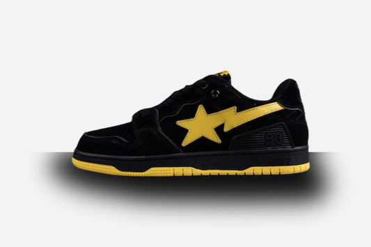 BATHING APE®  Sk8 Sta 'Black Electric Yellow'