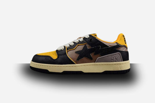BATHING APE®  Sk8 Sta 'Black Yellow'