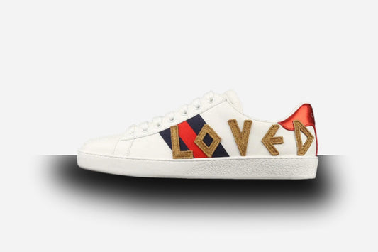 Gucci Ace 'Loved' White Red
