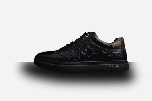 Louis Vuitton Time Out Debossed Monogram Leather Black