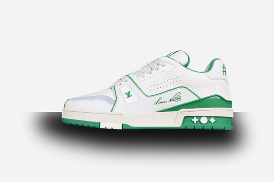 Louis Vuitton Trainer Low #54 White Green