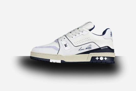 Louis Vuitton Trainer Low #54 White Grey-Blue