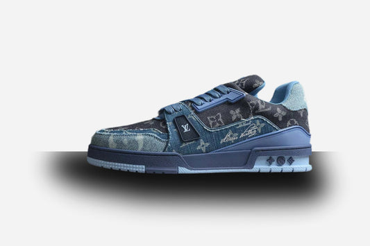 Louis Vuitton Trainer Monogram Black-Blue Denim