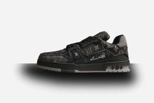 Louis Vuitton Trainer Monogram Black-Grey Denim