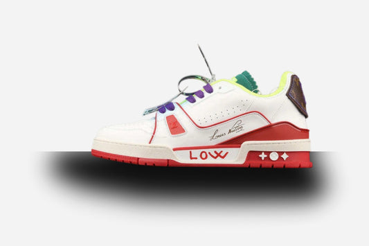 Louis Vuitton Trainer Neon Red