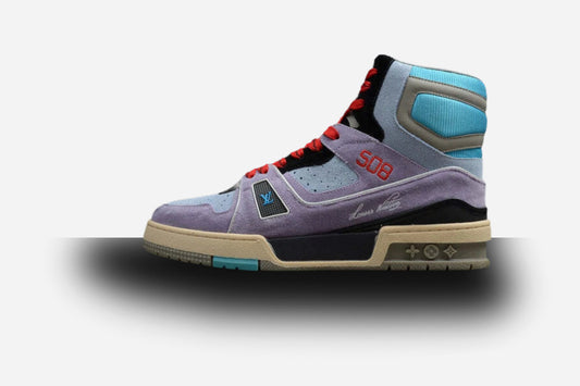 Louis Vuitton Trainer Sneaker Boot Purple