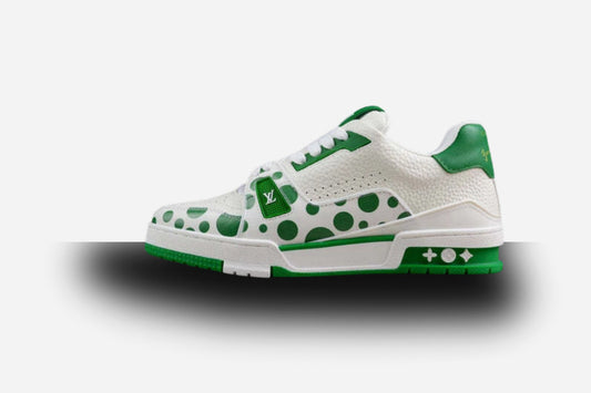 Louis Vuitton X Trainer Yayoi Kusama Green White