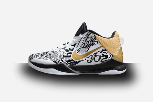Nike Kobe 5 Potro Big Stage Parade Black/White-Gold