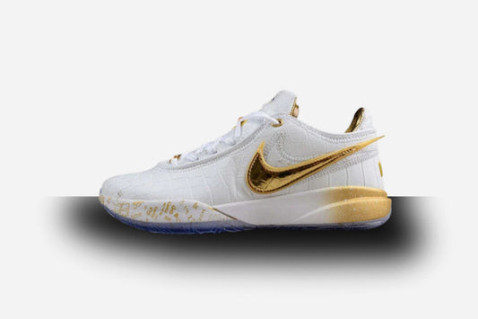 Nike LeBron 20 EP White-Golden