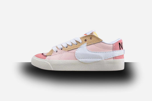 NK Blazer Low 77 Jumbo Pink/White-Brown