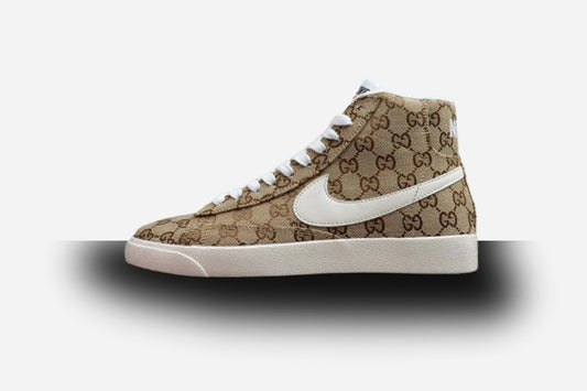 NK Blazer MID X Gucci Gold White Hook