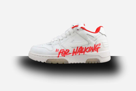Off-White Out Of Office OOO  For Walking White White Red FW21