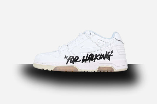 Off-White Out Of Office OOO Low Tops For Walking White Black
