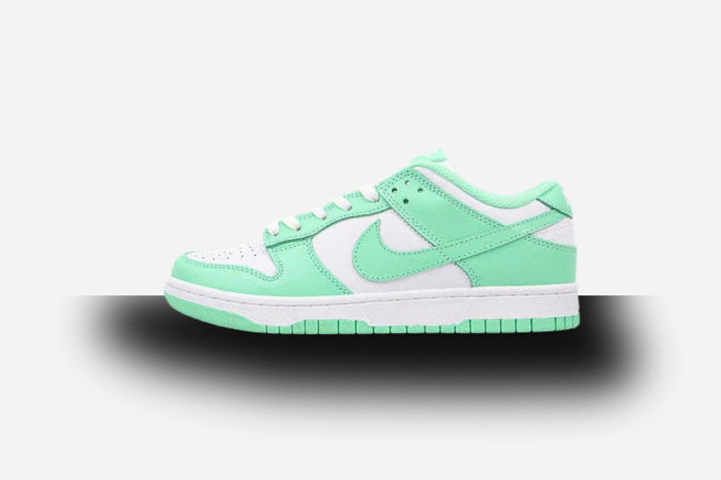 SB Dunk Low White/Green Glow