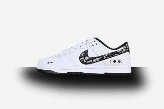 Sb Dunk Low X Dior White/Black