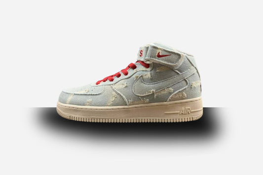 Air Force One High  X Levi's Blue Jeans
