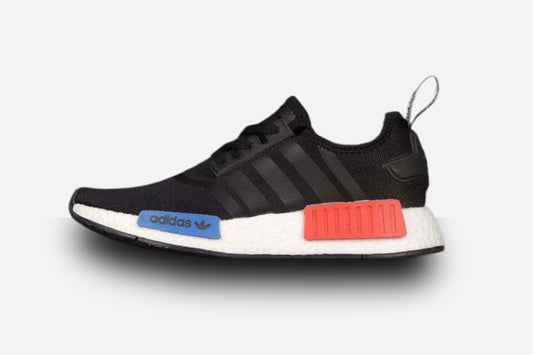 Adidas NMD R1 Core Black/White/Blue-Red