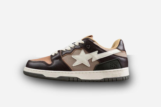 A BATHING APE® Sk8 Sta Cream Brown